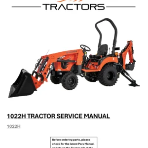 Bad Boy 1022H Tractor Service Manual 2022 - Complete Repair & Maintenance PDF