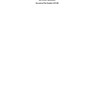 Bell B20D Mk III 6X4 & 6X6 Articulated Dump Truck Service Manual - 872155