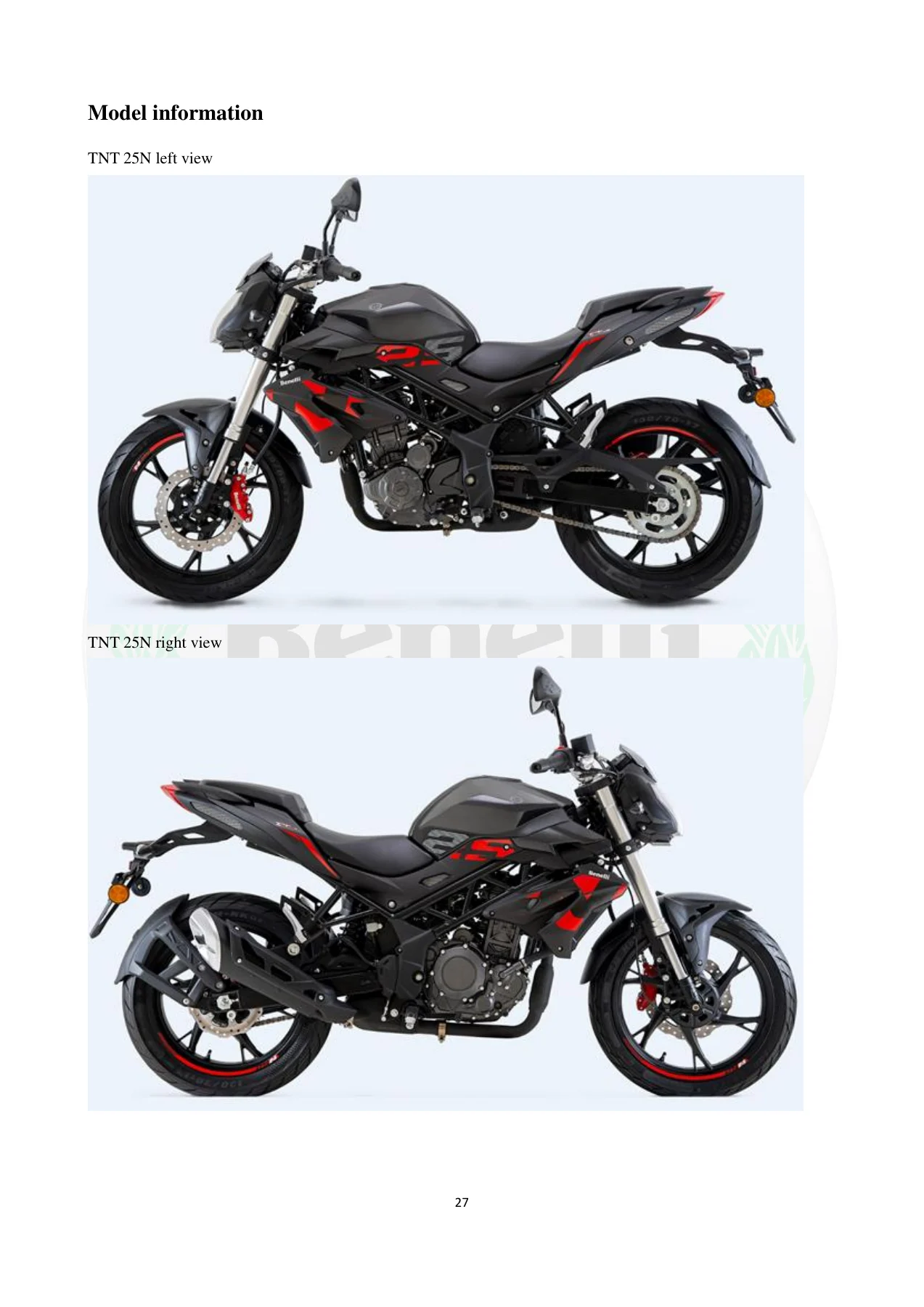 Benelli TNT 25N Complete Workshop Manual - 504 Pages - Image 2