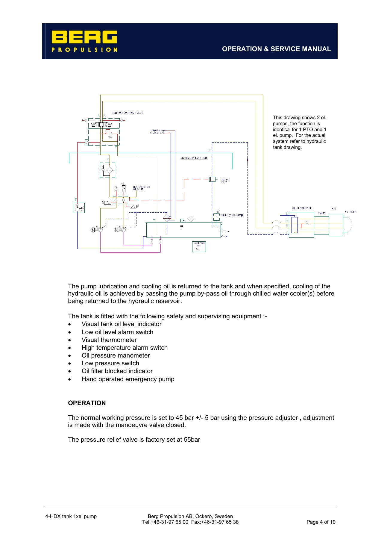 Berg Propulsion BCP 950 HDX-500 CPP System Operation & Service Manual - Image 3