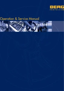 Berg Propulsion BCP 950 HDX-500 CPP System Operation & Service Manual