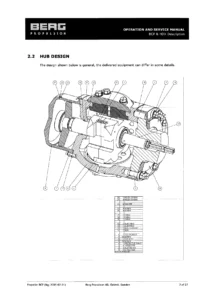 Berg Propulsion CPP System BCP/HDX Operation & Service Manual - ERC3000 Propeller Control