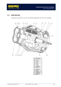 Berg Propulsion CPP System Operation & Service Manual - BCP 760 HDX-400 Controllable Pitch Propeller