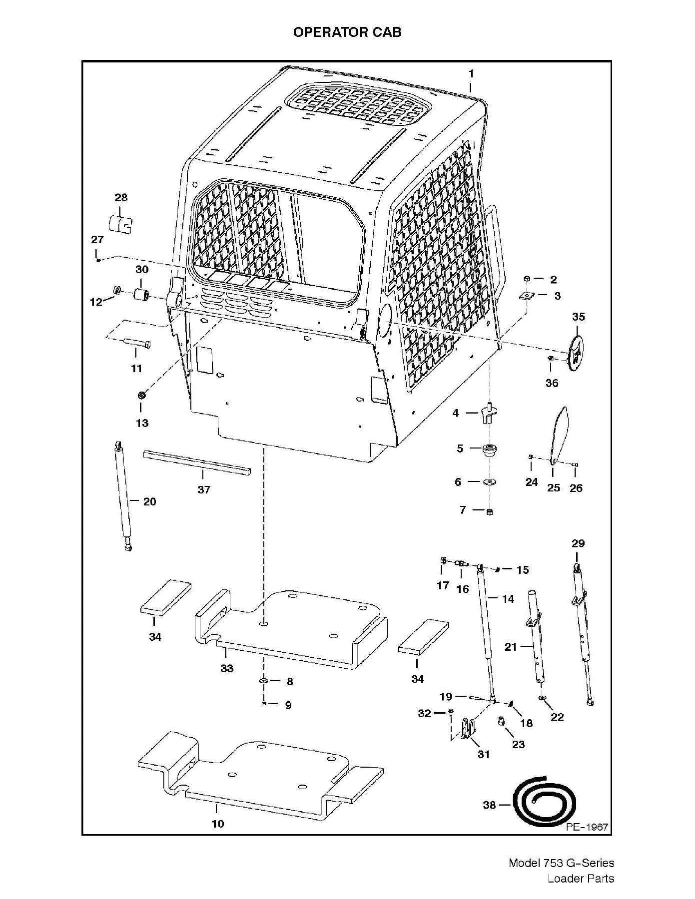 Bobcat 753 G-Series Parts Manual S/N 5158 30001 & Above S/N 5162 20001 & Above PDF - Image 3