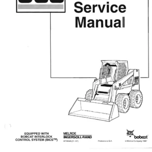 Bobcat 963 Skid Steer Loader Service Manual - Perkins 1004.40T Diesel Engine & Hydrostatic Drive Repair Guide
