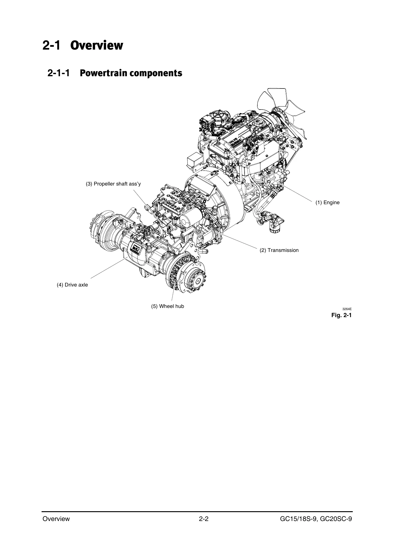 Bobcat GC15S-9 GC18S-9 GC20SC-9 Forklift Service Manual - PDF - Image 2