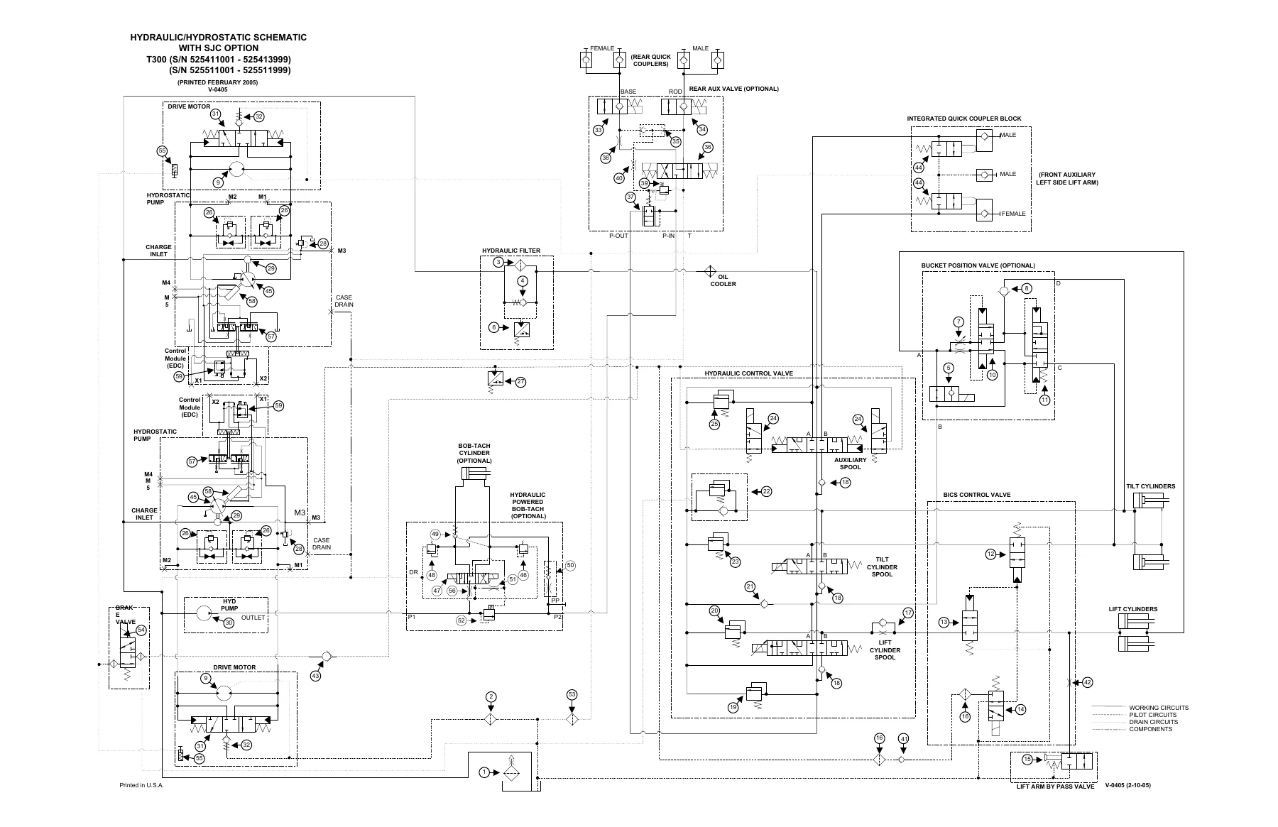 Bobcat T300 Turbo & T300 Turbo High Flow Service Manual 2006 - Instant PDF - Image 2