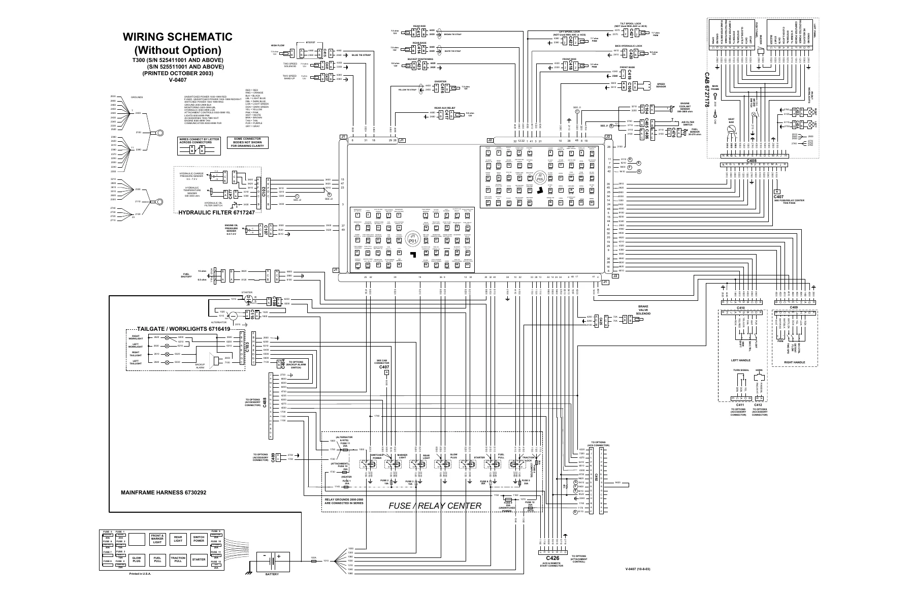 Bobcat T300 Turbo & T300 Turbo High Flow Service Manual 2006 - Instant PDF - Image 3