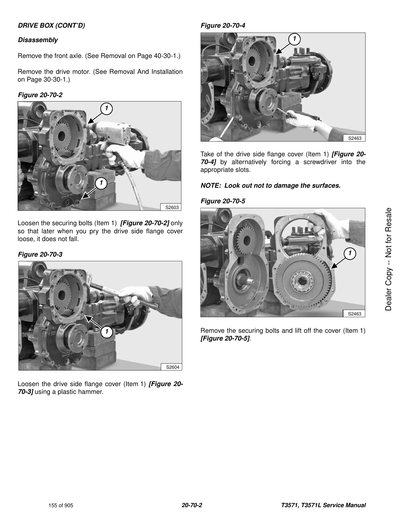 Bobcat T3571 T3571L Telescopic Handler Service Manual 6986765 - PDF Repair Guide - Image 3