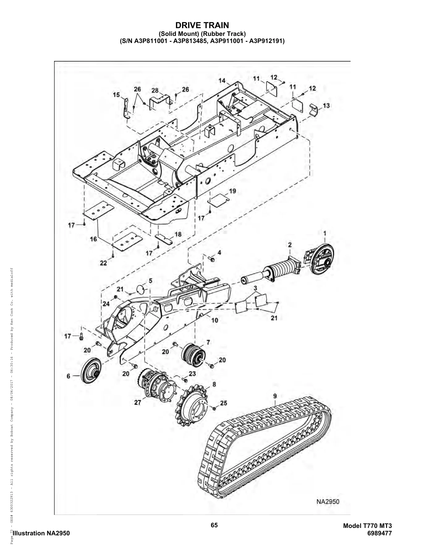 Bobcat T770 Compact Track Loader Parts Manual 2017 PDF Download - Image 3