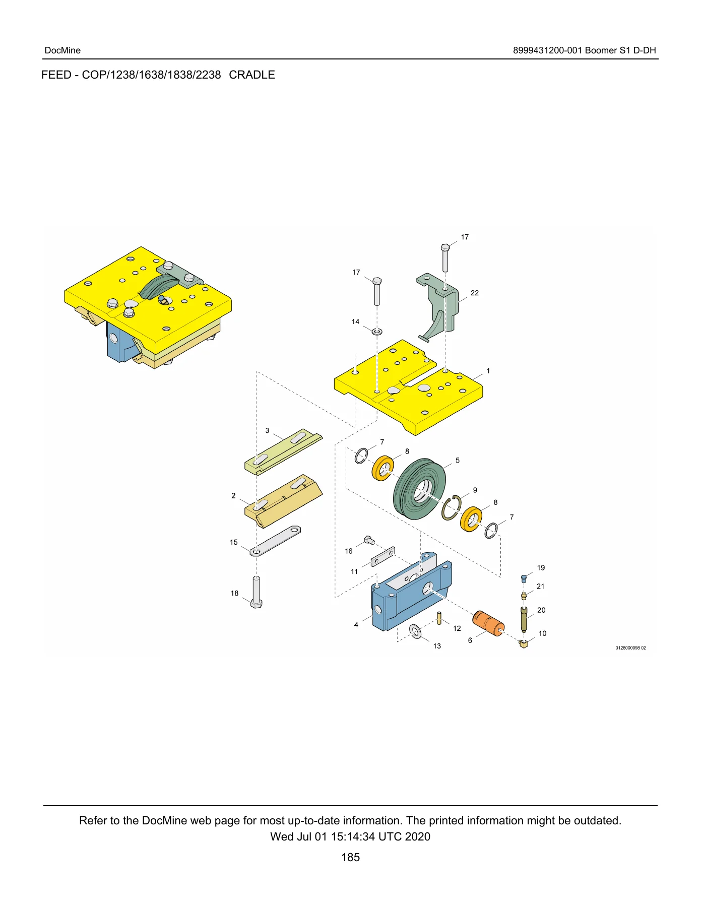 Boomer S1 D-DH Spare Parts List 8999431200-001 - COP 1638HD+ Rock Drill Parts Catalog PDF - Image 3