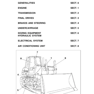 CASE 1850K Tier 2 Crawler Dozer Service Repair Manual PDF
