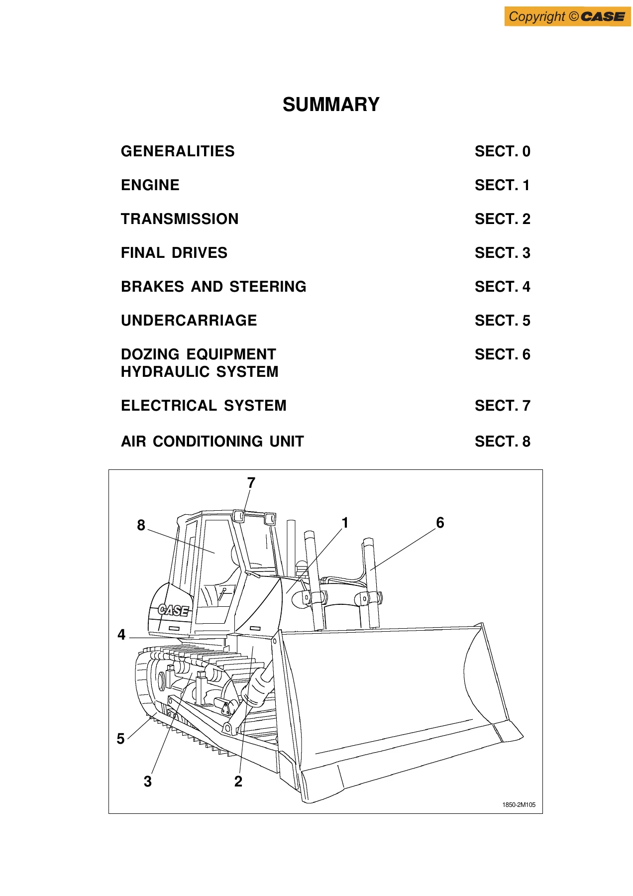 Case 1850K Tier 3 Crawler Dozer Service Manual PDF - LT, XLT & LGP Repair Guide - Image 2