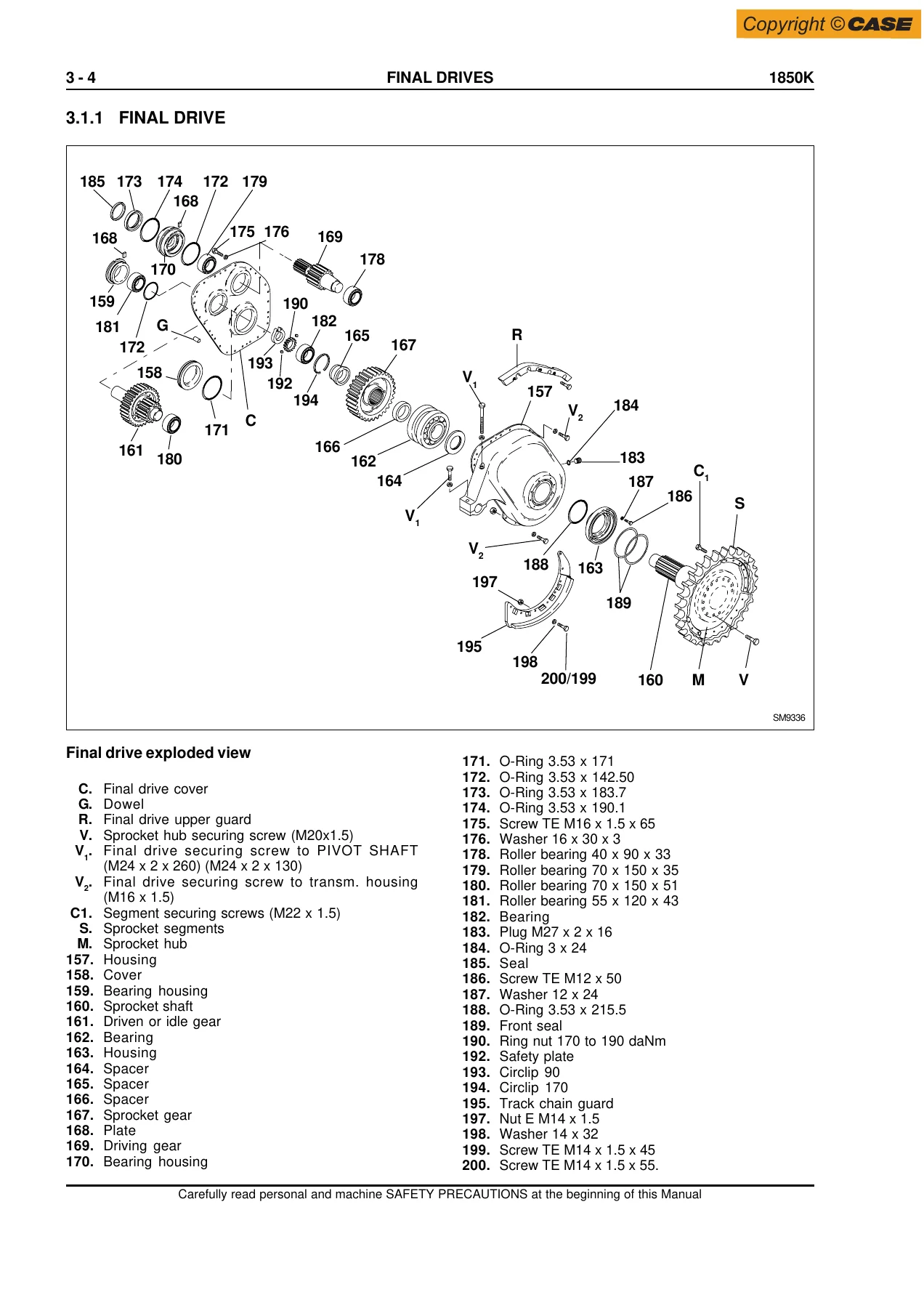Case 1850K Tier 3 Crawler Dozer Service Manual PDF - LT, XLT & LGP Repair Guide - Image 3
