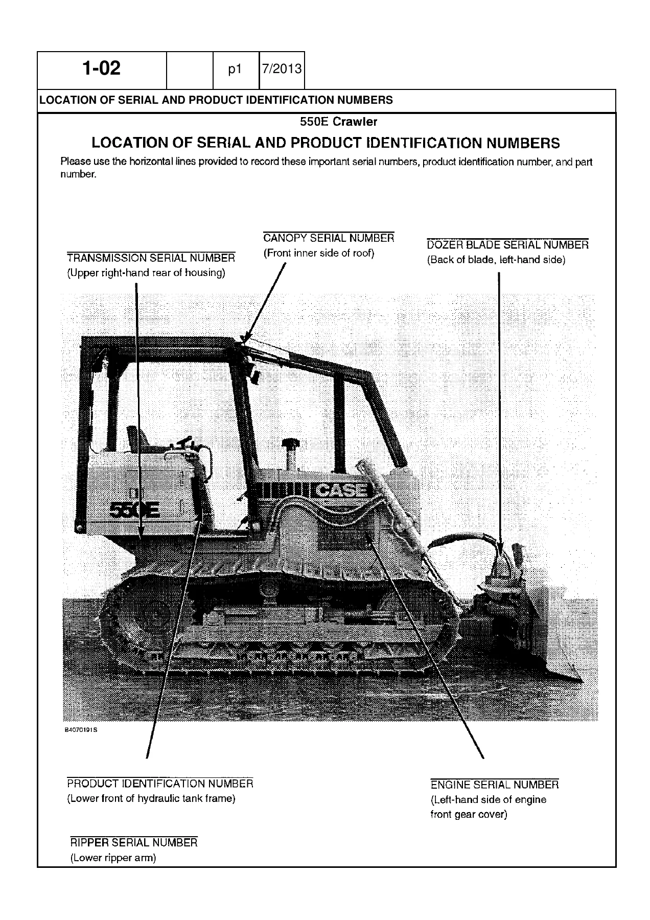 Case 550E Crawler Tractor Parts Catalog – Bur 8-7831 PDF Parts Manual Download - Image 2