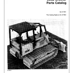 Case 550E Crawler Tractor Parts Catalog – Bur 8-7831 PDF Parts Manual Download