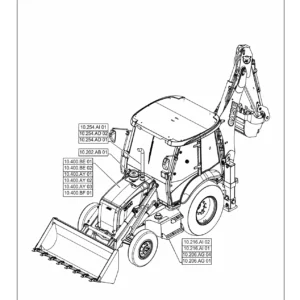 Case 570T Loader Backhoe Parts Catalog PDF – Complete Illustrated Parts Manual 2014