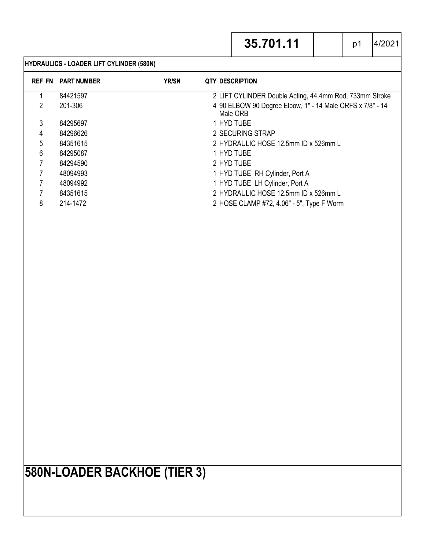 Case 580N 580SN 580SN WT 590SN Loader Backhoe Parts Catalog PDF Download – 1820-Page Illustrated Parts Manual - Image 3