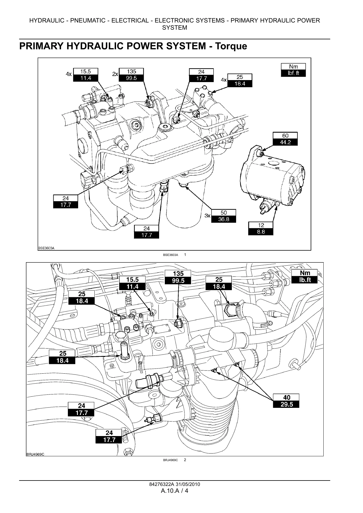 Case IH Maxxum 100 110 115 120 125 130 140 Tractor Service Manual 2010 - Image 2