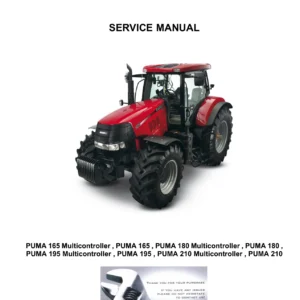 Case IH Puma 165 180 195 210 Tractor Service Repair Manual - PDF Download