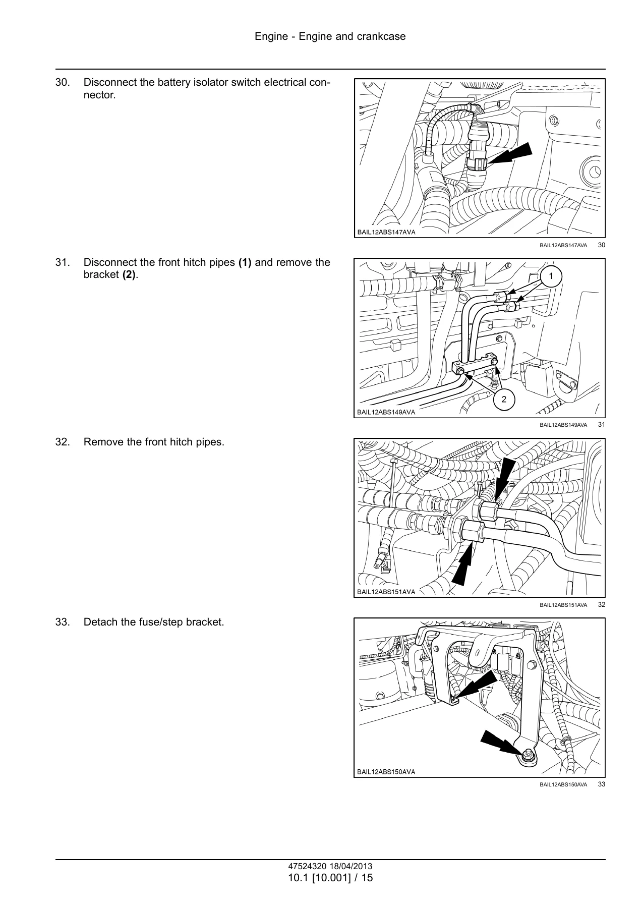 Case IH Puma 170 185 200 215 & CVX 230 Tractor Service Repair Manual 47524320 PDF - Image 2