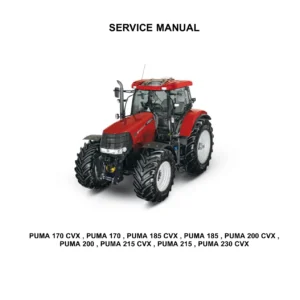 Case IH Puma 170 185 200 215 & CVX 230 Tractor Service Repair Manual 47524320 PDF