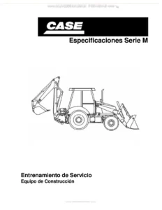 Case Serie M Cargadora-Retroexcavadora 580M 580SM 590SM Manual de Entrenamiento de Servicio - PDF