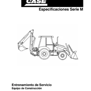 Case Serie M Cargadora-Retroexcavadora 580M 580SM 590SM Manual de Entrenamiento de Servicio - PDF