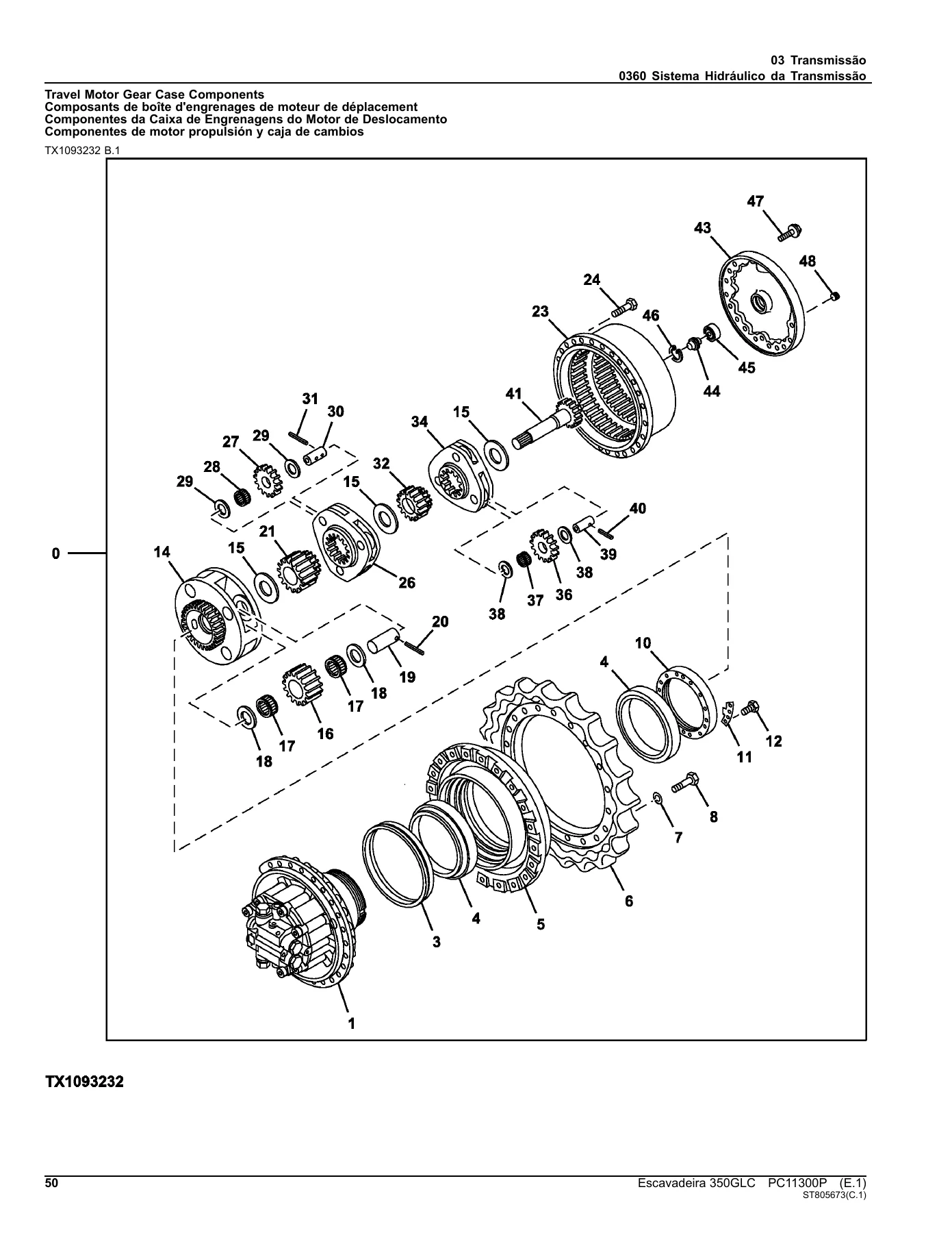Catálogo de Peças John Deere 350GLC Escavadeira PC11300P - PDF - Image 2