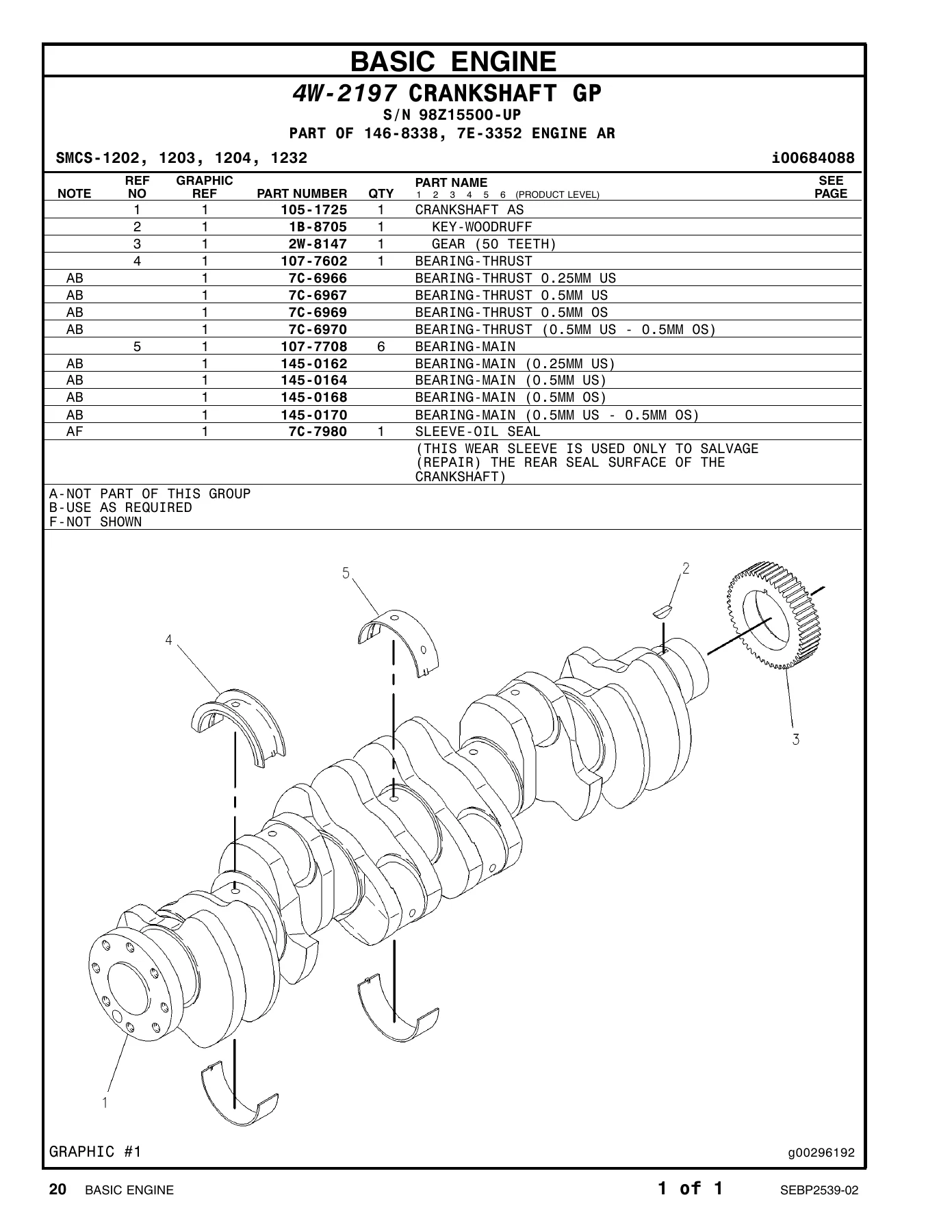 Caterpillar 120H Motor Grader Parts Manual SEBP2539-02 – Complete Illustrated Parts Catalog PDF - Image 2