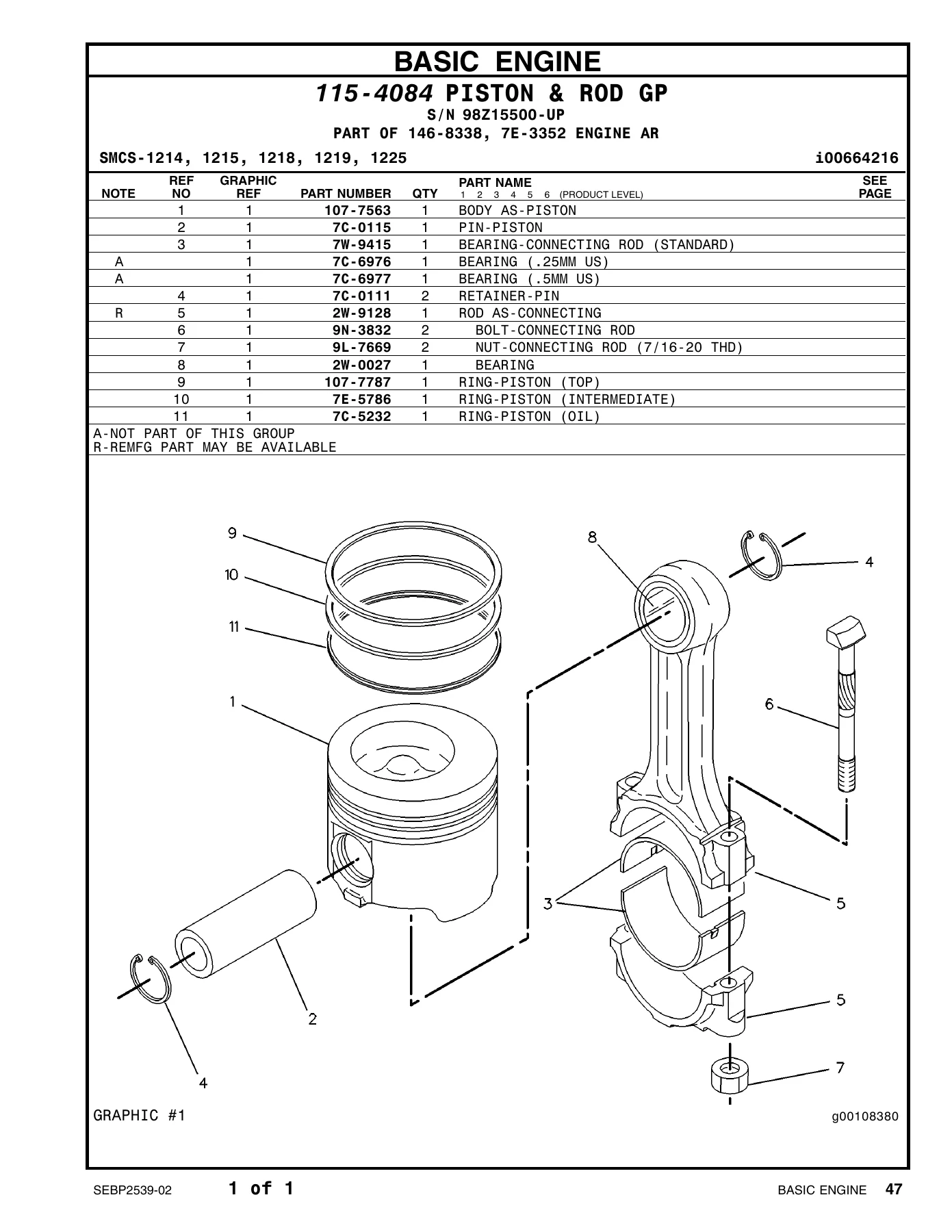 Caterpillar 120H Motor Grader Parts Manual SEBP2539-02 – Complete Illustrated Parts Catalog PDF - Image 3