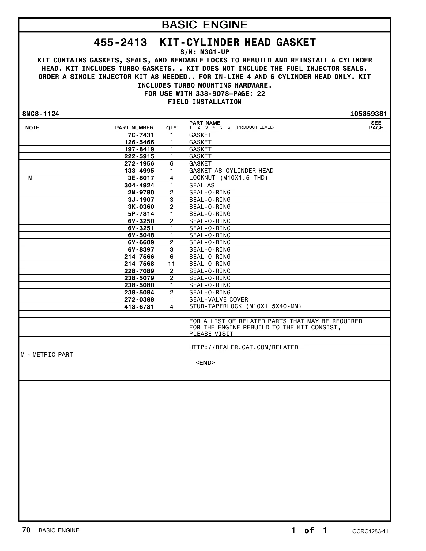 Caterpillar 962H Wheel Loader Parts Manual CCRC4283-41 - 2081 Pages PDF Download - Image 3