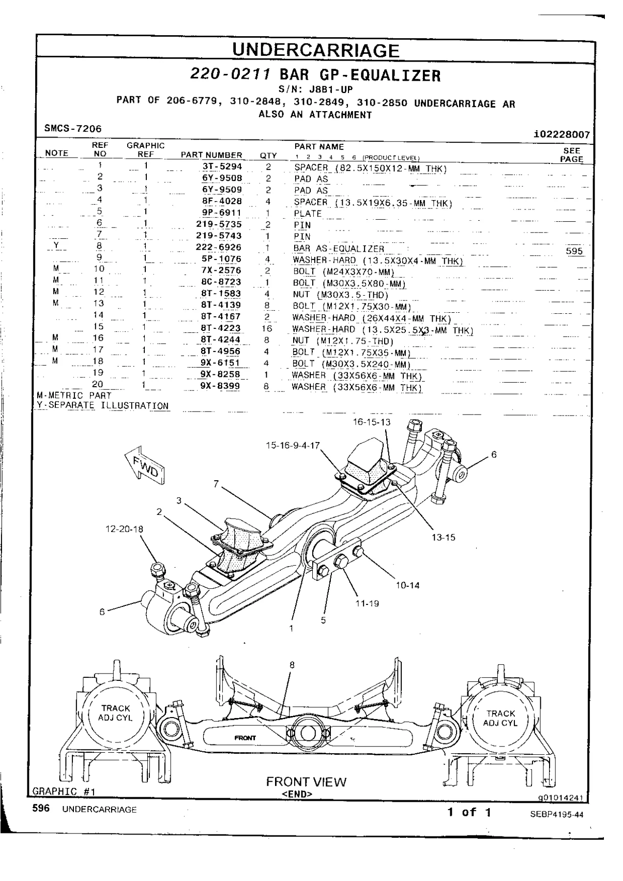 Caterpillar D8T Track-Type Tractor Parts Manual Volume 2 – J8B1-Up Serial Coverage PDF - Image 2