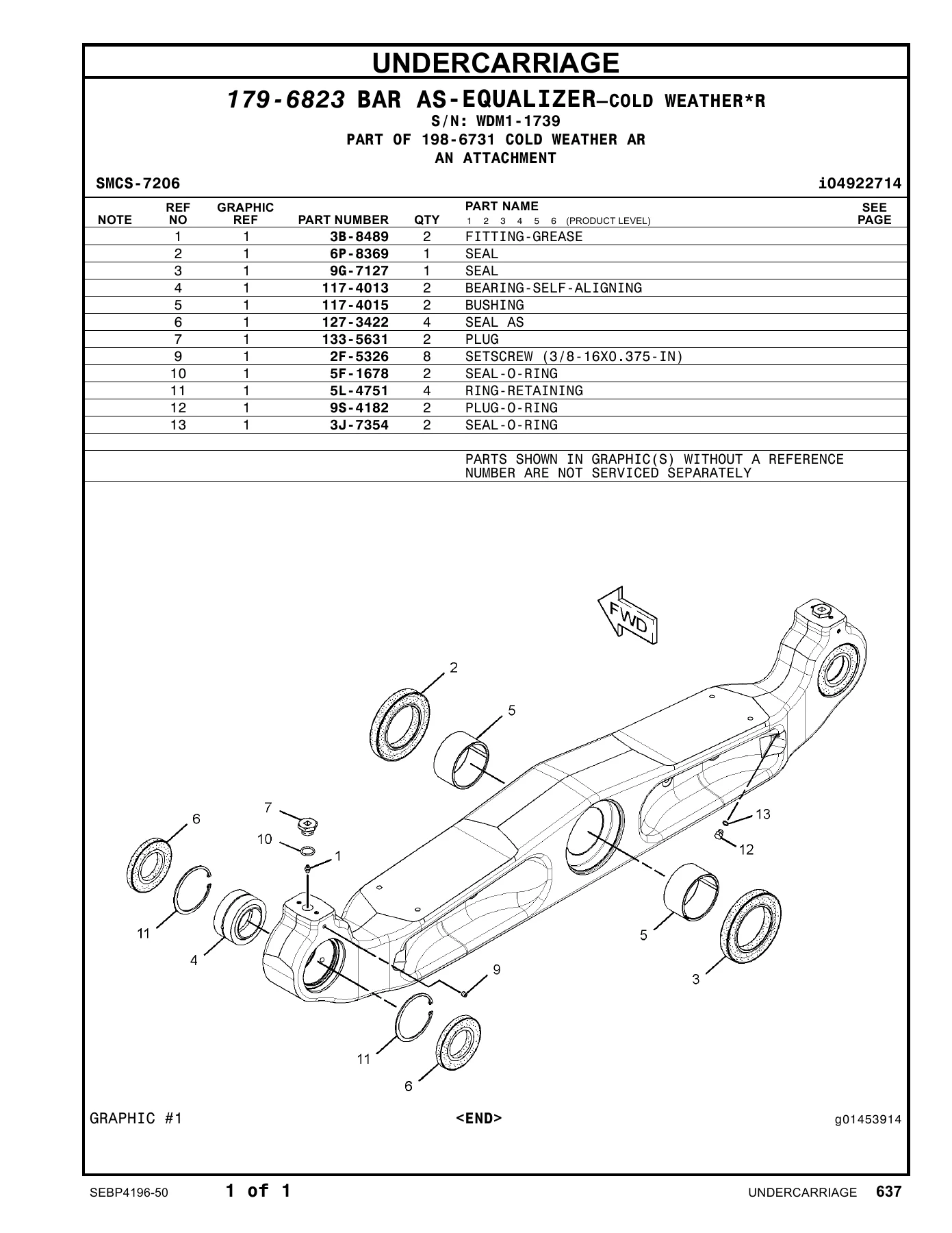 Caterpillar D9R Track-Type Tractor Parts Manual Volume 2 SEBP4196-50 PDF - Image 2