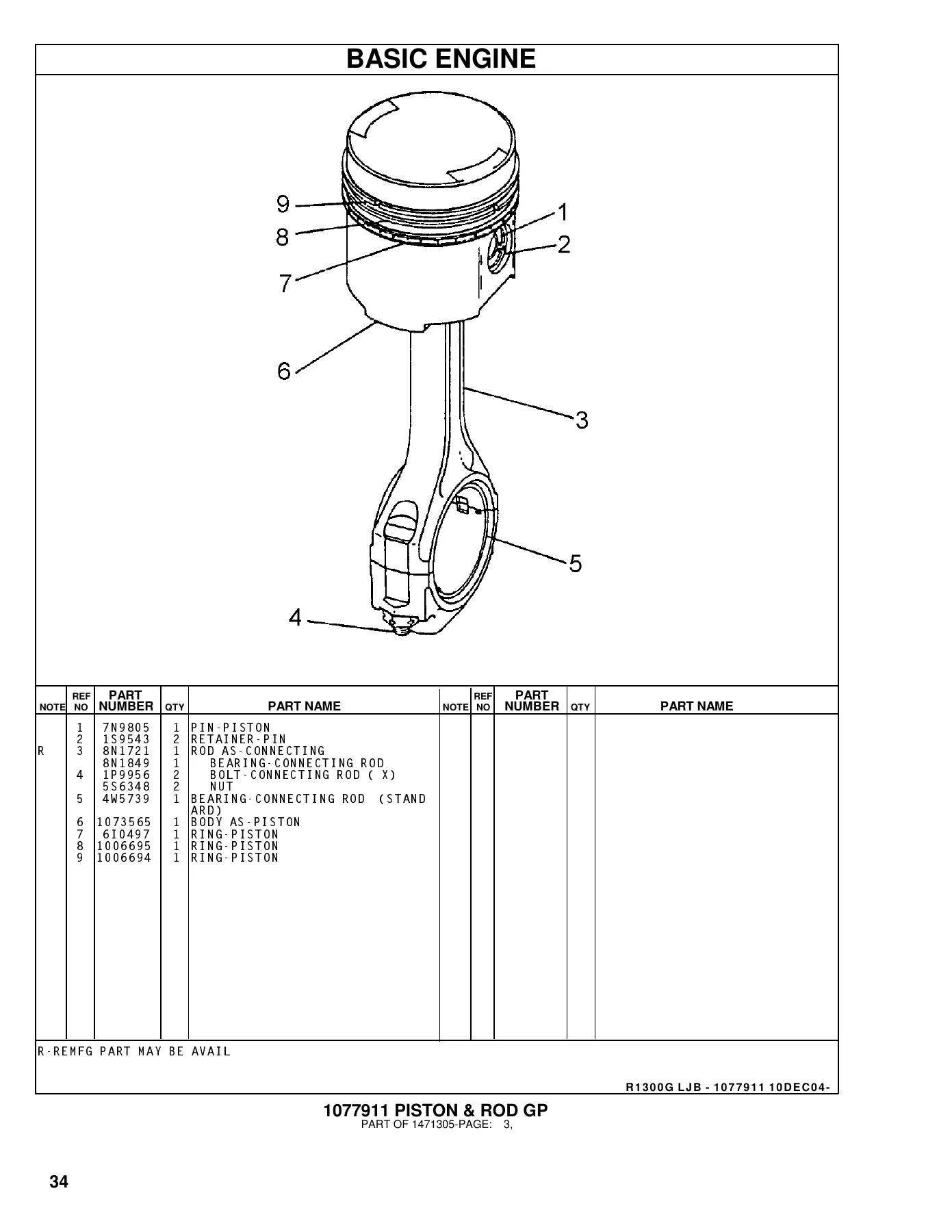 Caterpillar R1300G Load Haul Dump Parts Manual SEBP3603-04 - PDF Download - Image 3