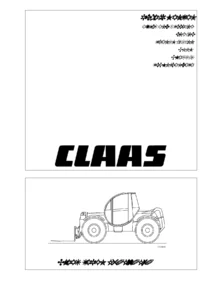 Claas Targo K50 K60 K70 Repair Manual 3498650 PDF Download