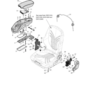 Crown ESR 5200 Series Parts and Service Manual PDF - ESR 5220, ESR 5240, ESR 5260, ESR 5280S