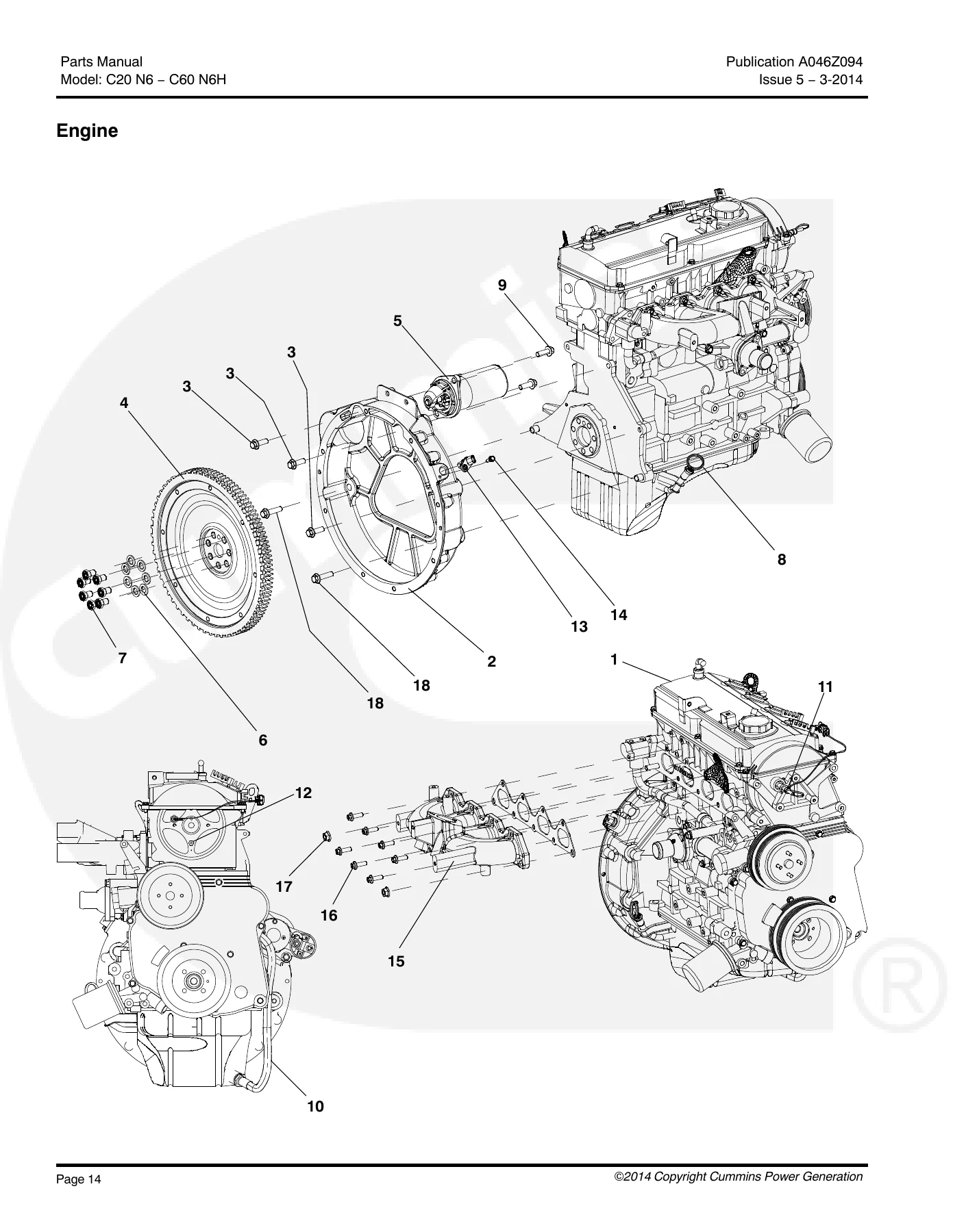 Cummins QSJ2.4 C20-C60 N6 Generator Sets Parts Manual - PowerCommand 1.1 PDF - Image 2