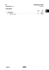 DAF CF65 CF75 CF85 Electrical System Service Manual - Earlier Chassis Version PDF