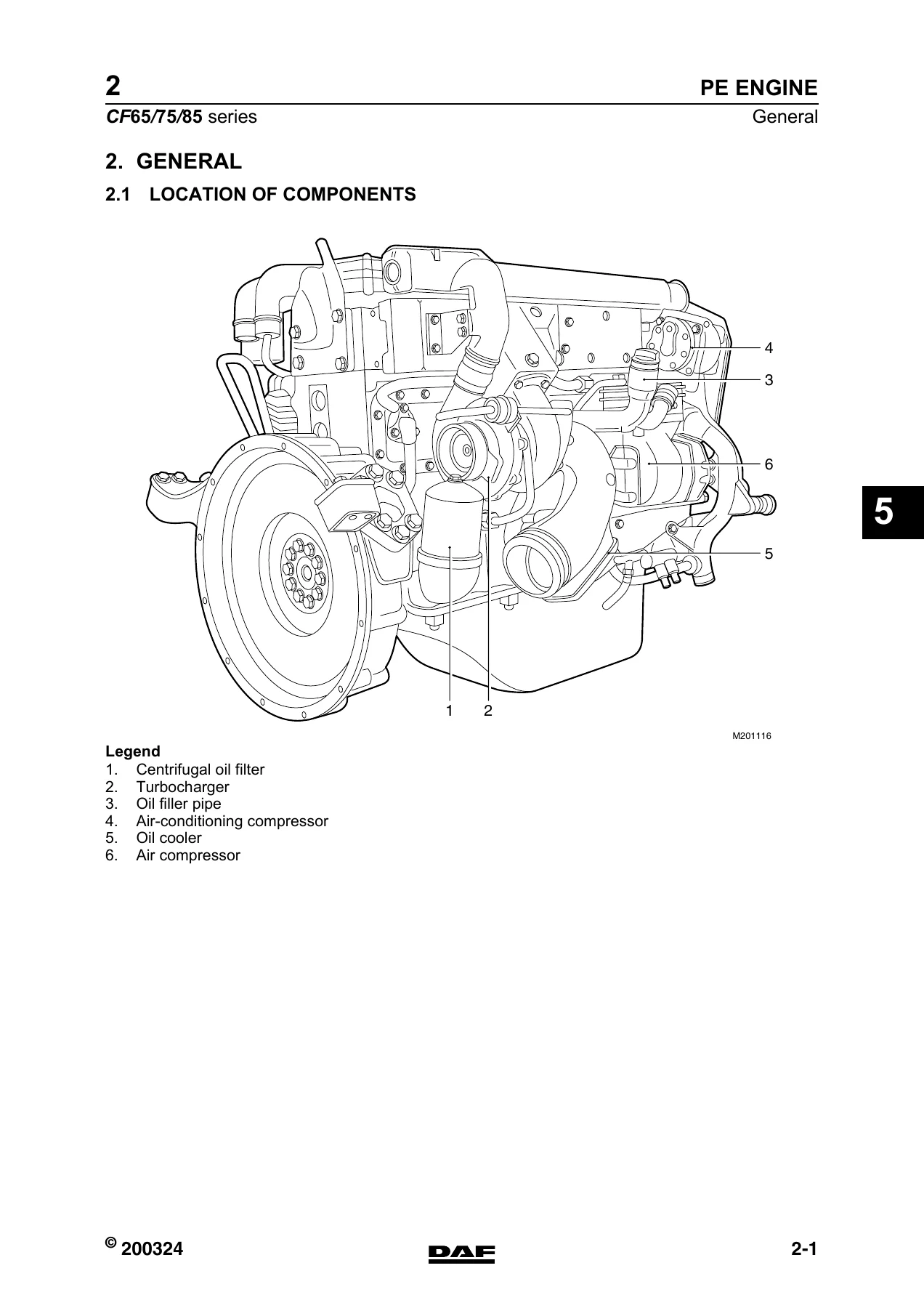 DAF CF65 CF75 CF85 Engine Workshop Manual - CE, PE & XE Engine Service & Repair PDF - Image 3