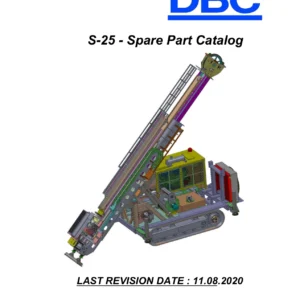 DBC S-25 Drill Spare Parts Catalog 2020 - PDF Parts Manual