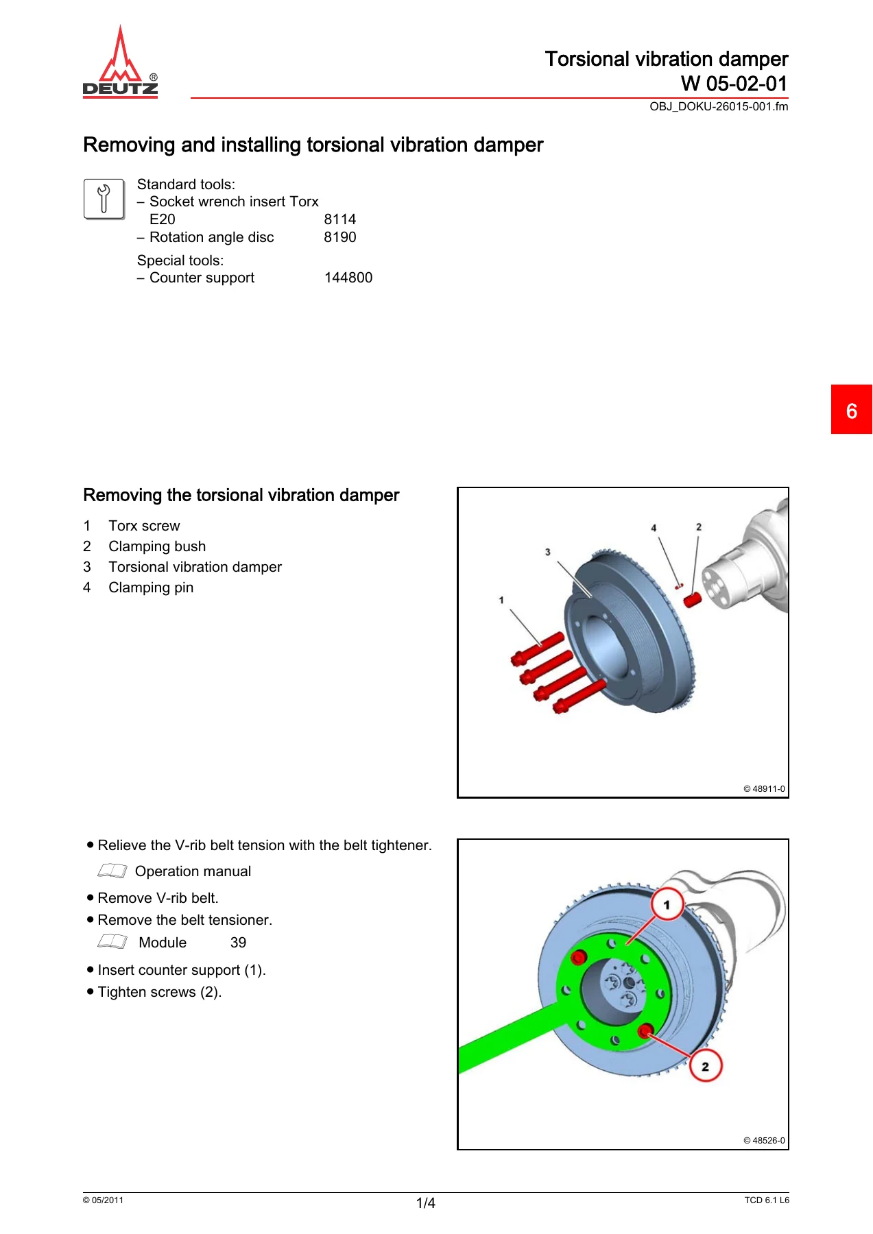 DEUTZ TCD 6.1 L6 Industry Workshop Manual 2011 — Complete Repair & Service Guide PDF - Image 2