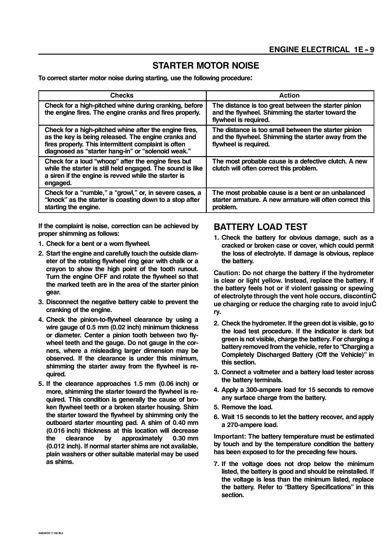 Daewoo Lanos T-100 Service Manual Volumes 1 & 2 - 1.3L 1.5L 1.6L SOHC DOHC Repair PDF - Image 3