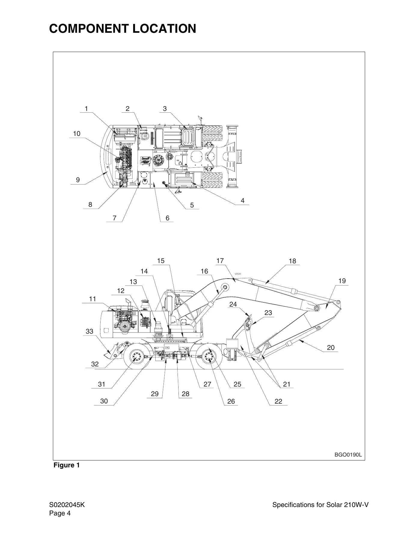 Daewoo Solar 210W-V Wheel Excavator Shop Manual 023-00064E - 2002 PDF Repair Guide - Image 2