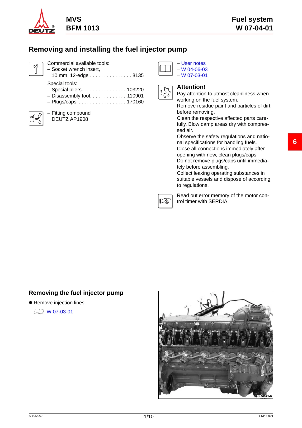 Deutz BFM1013 MVS Workshop Manual 03123294 - PDF Engine Repair Guide - Image 3
