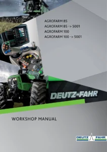 Deutz-Fahr Agrofarm 85 100 Workshop Manual PDF - Complete Service & Repair Guide
