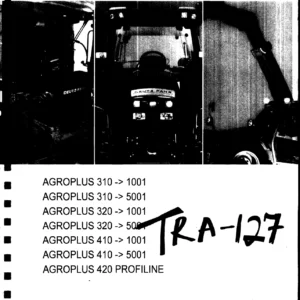 Deutz-Fahr Agroplus 310 320 410 420 Profiline Use & Maintenance Manual D1247973 PDF