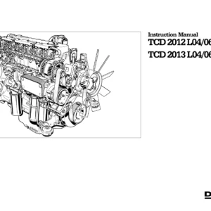 Deutz TCD 2012 L04/L06 V2 & TCD 2013 L04/L06 V2 Instruction Manual - Operator's PDF 312 1890