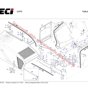 Dieci Máquina 1791670 Catálogo de Piezas Completo - Manual de Despiece y Recambios PDF