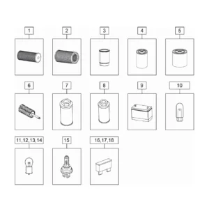 Doosan D20GP D25GP D30GP-EX10-EX20 Lift Truck Parts Book SB1249E00 PDF Download